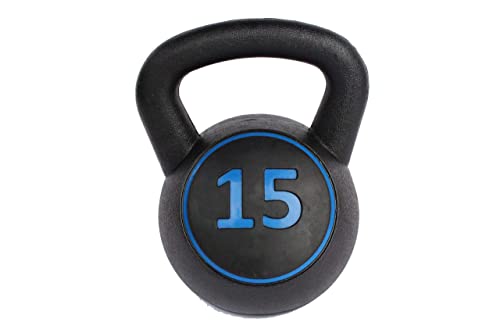 KKB Sport 3pce Kettlebell Weight Set with Stand for Cross Training, MMA Training, Home Exercise - 5, 10 & 15lbs (2.2kg, 4.5kg & 6.8 kg)