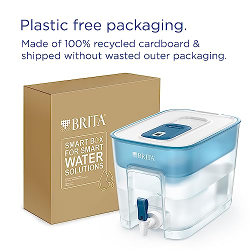 BRITA Flow XXL Water Filter Tank (8.2 Litre ) with 1x MAXTRA PRO All-in-1 cartridge - fridge-fitting dispenser for families and offices - now in sustainable Smart Box packaging